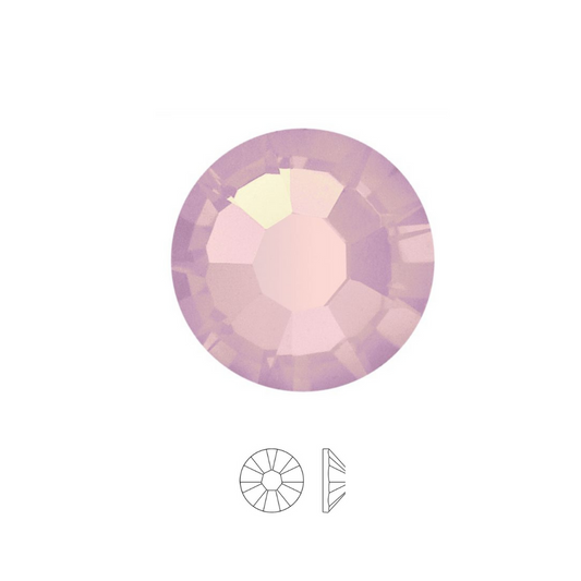 ROSE OPAL - Crystal 43811615 - Strass dentaires à coller – Cristaux à dos plat non hotfix