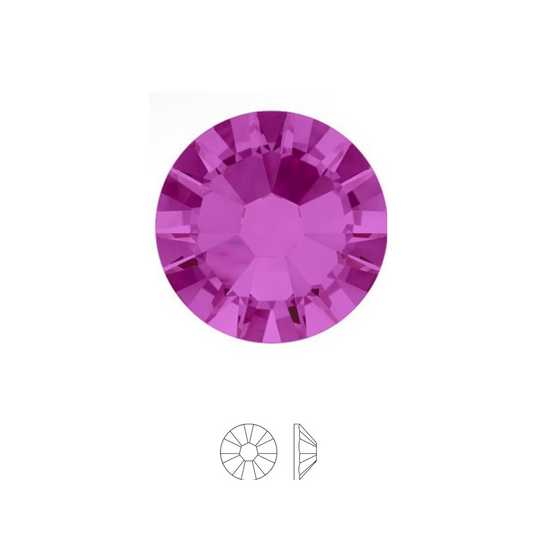 FUCHSIA Swarovski 2058 Strass dentaire / Tooth gems