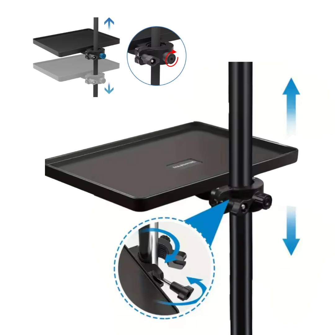 Plateau professionnel ajustable – Support stable pour matériel