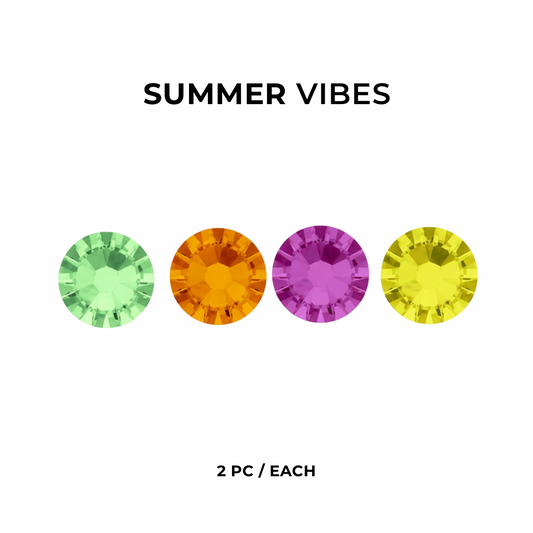 SUMMER VIBES - Assortiment (8pcs) Strass Dentaire / Tooth gems