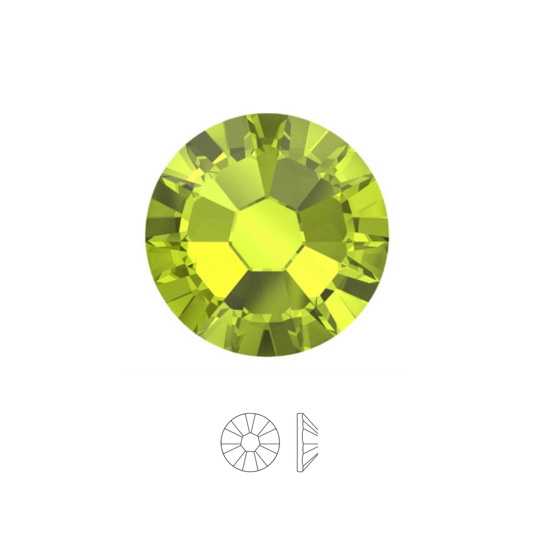 CITRUS GREEN Swarovski 2058 Strass dentaire / Tooth gems