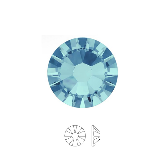 AQUAMARINE Swarovski 2058 Strass dentaire / Tooth gems