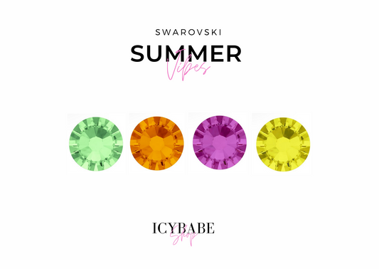 SUMMER VIBES - Assortiment (8pcs) Swarovski 2058 Strass Dentaire / Tooth gems