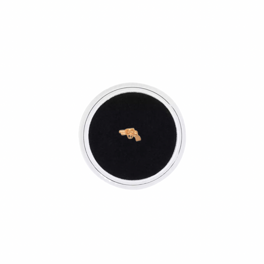 18K Gold Charm Gun