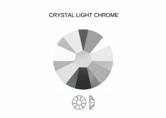 CRYSTAL LIGHT CHROME Swarovski 2058 Strass dentaire / Tooth gems